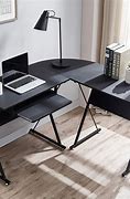 Image result for Computer Desk with Keyboard Shelf