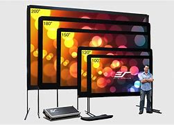 Image result for Outdoor Retractable Projector Screen