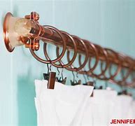 Image result for Copper Curtain Rod