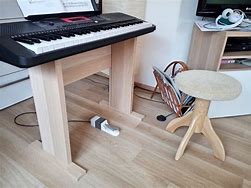 Image result for Wood Table for Piano Keyboard
