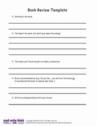 Image result for Book Review Sheet Template