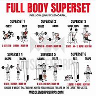 Image result for Full Body Superset Workout