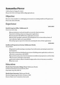 Image result for Patent Attorney Resume