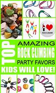 Image result for Rock Climbing Party Favors