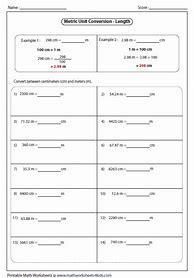 Image result for Centimeters and Meters Worksheets
