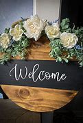 Image result for Welcome Sign with Flowers