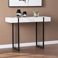 Image result for White Marble Console Table