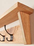 Image result for Contemporary Coat Hooks with Shelf