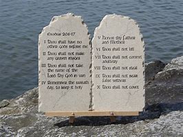 Image result for Ten Commandments Tablet