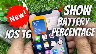 Image result for How to Show Battery Percentage iOS 16