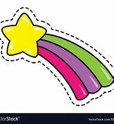 Image result for Star with Rainbow Tail