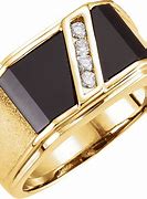 Image result for Men's Yellow Gold Diamond Rings
