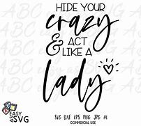 Image result for Hide Your Crazy SVG