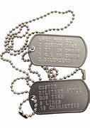 Image result for Military Style Dog Tags
