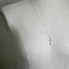Image result for Silver Cross Pendant Necklace