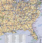 Image result for Southern US Road Map