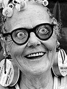 Image result for Crazy Old Lady Out Doors