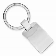 Image result for Sterling Silver Key Chains Engravable