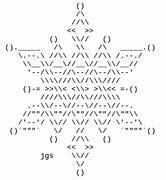 Image result for Snowfall ASCII-art