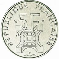 Image result for 5 Francs Eigffel