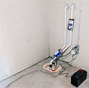 Image result for Sump Pump Pipe to Basement Wall
