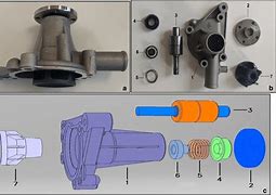 Image result for Water Pump Exploded-View