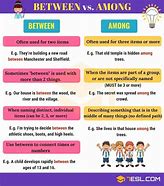 Image result for Difference Between Among and Amongst