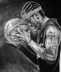 Image result for Allen Iverson Drawing