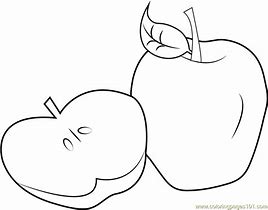 Image result for Coloring Book Apple Slices