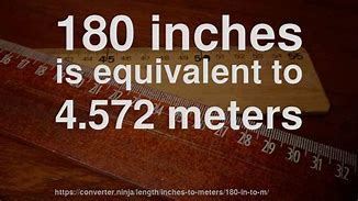 Image result for 180 FT in Meters