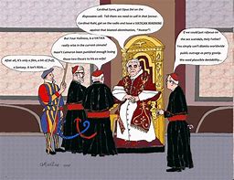 Image result for Pope Cartoon