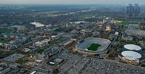 Image result for Overhead of Notre Dame Campus