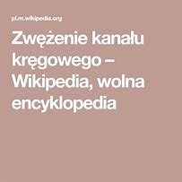 Image result for co_to_znaczy_zwężenie_kanału_kręgowego