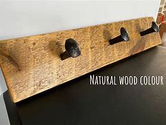 Image result for Reclaimed Wood Coat Rack with Shelf