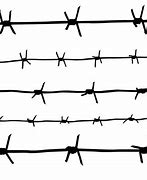 Image result for Black and White Barbed Wire