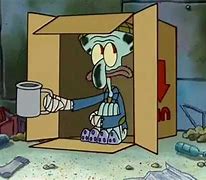 Image result for Homeless Squidward