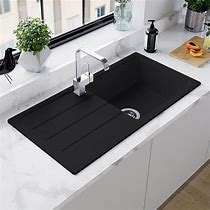 Image result for Matte Black Kitchen Sink