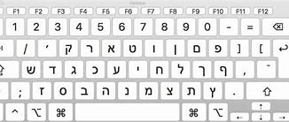 Image result for Apple Hebrew Keyboard