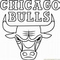 Image result for Red Chicago Bulls Logo Outline