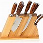 Image result for Tahari Home 18K Signature Series 7 PC Elite Chef Knife Set