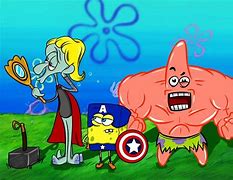 Image result for Spongebob Avengers Meme