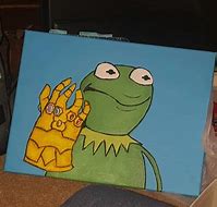 Image result for Kermit Meme Painting