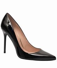 Image result for Black Tall Leather Stiletto Pumps