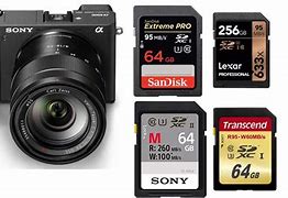 Image result for Sony A6500 SD Card