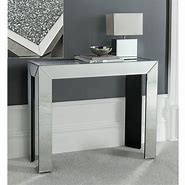 Image result for Mirrored Glass Console Table