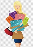 Image result for Old Lady Shopping Cartoon