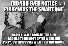 Image result for pinky and the brain sleep memes