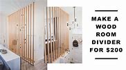 Image result for wooden room dividers do it yourself