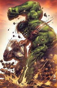 Image result for Hulk vs Wolverine Cartoon