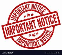 Image result for Important Notice Image